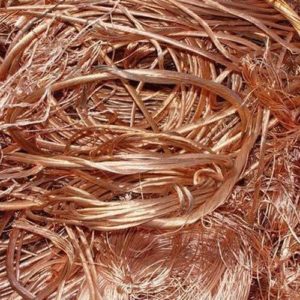 Copper Wire Scraps 99.99%
